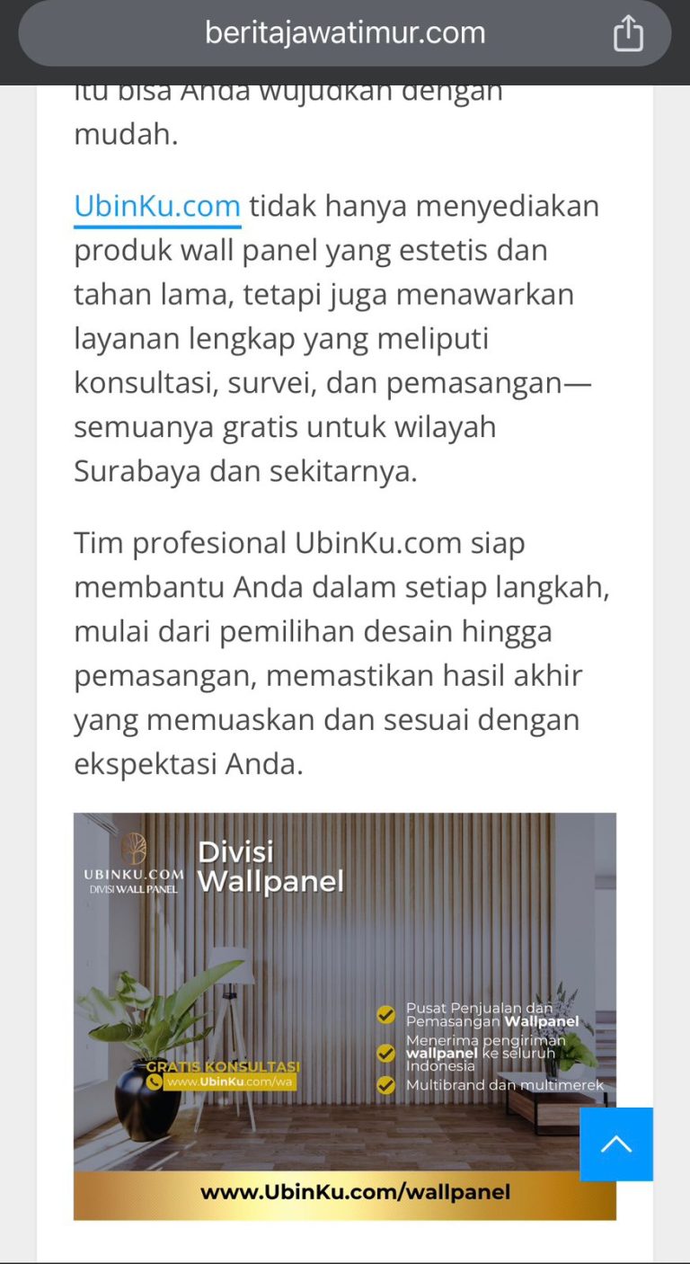 Wall panel Surabaya Timur